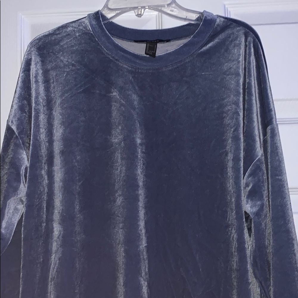 Velvet long sleeve tee